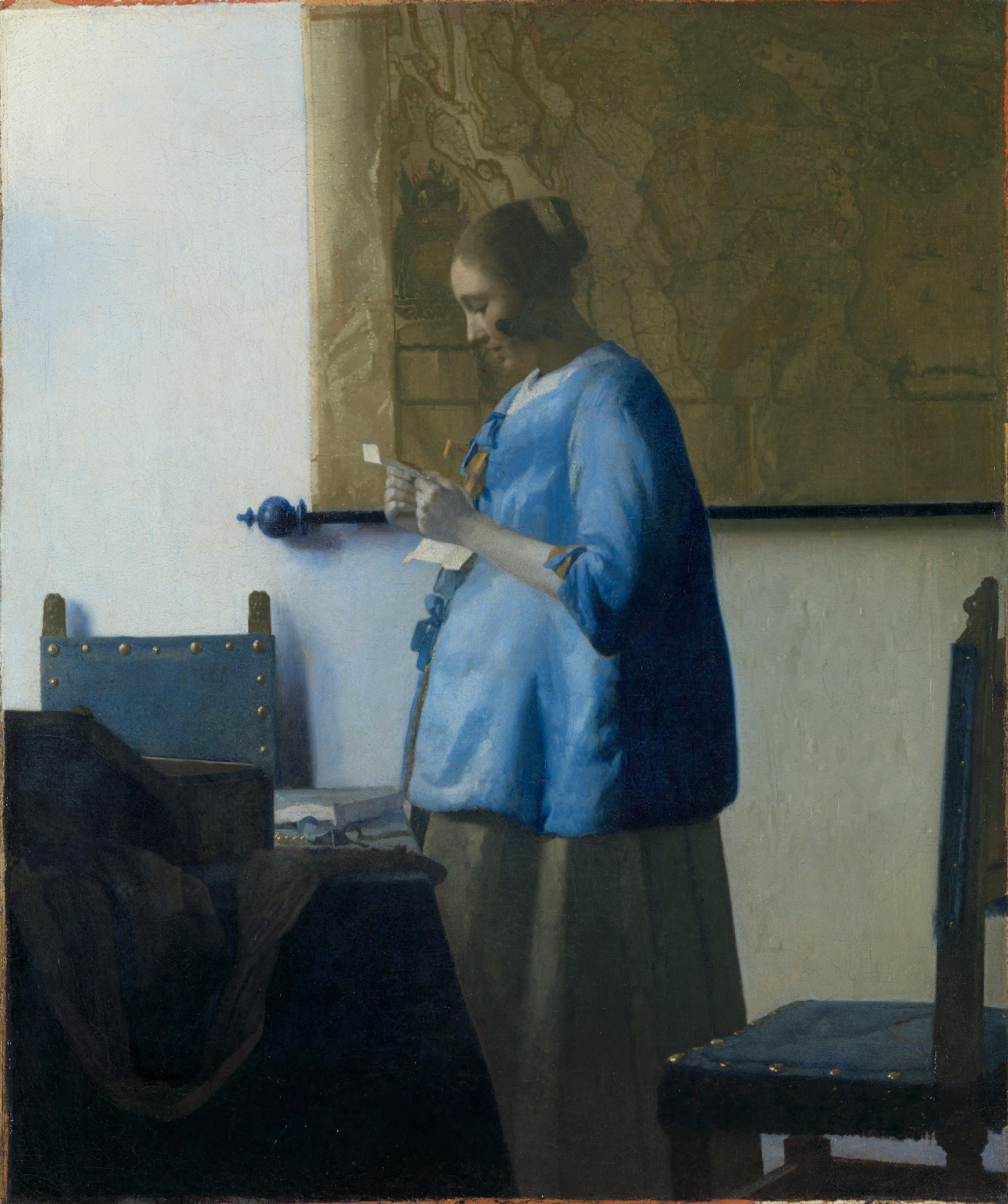 Johannes Vermeer Woman Reading a Letter