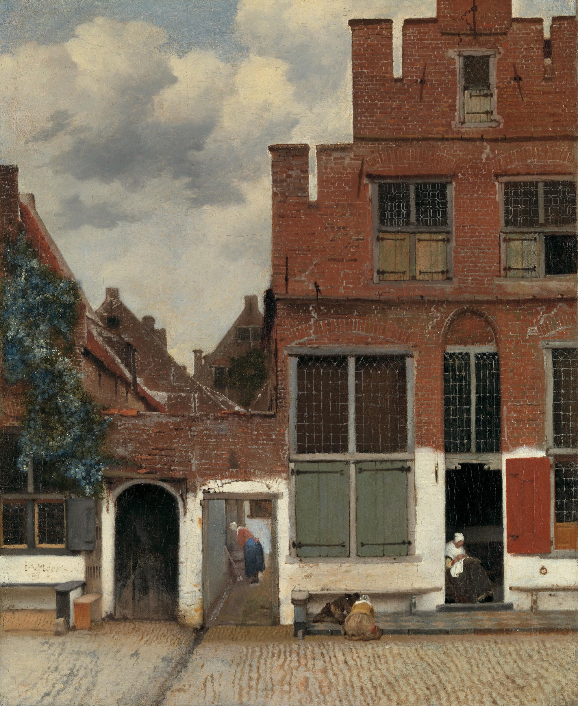 Johannes Vermeer The Little Street
